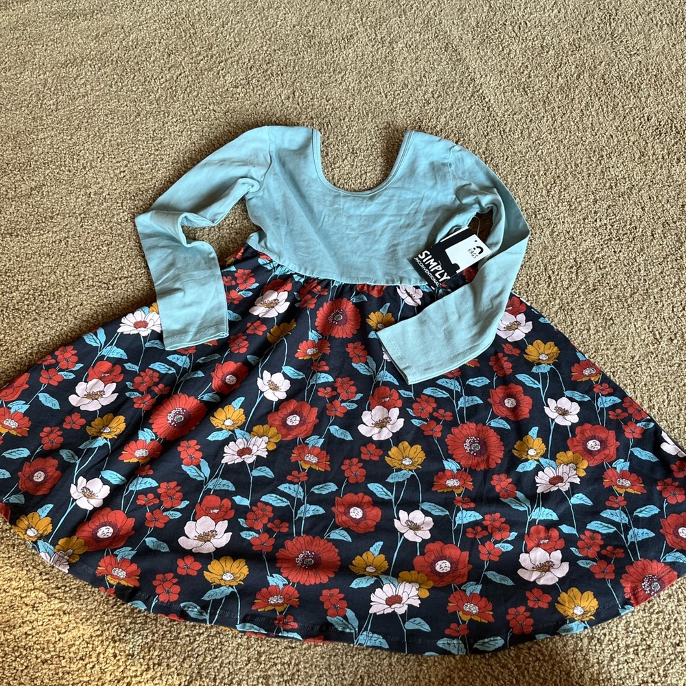 Girls RAGS dress. Size 7/8 floral NWT